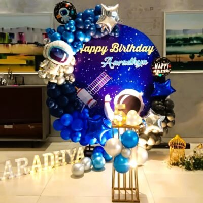 Astronaut Theme Birthday Decoration