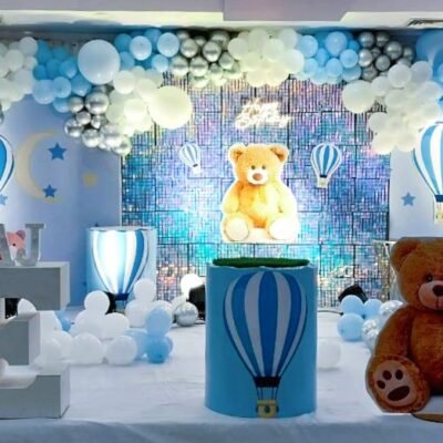 Brown Teddy Bear Birthday Decoration