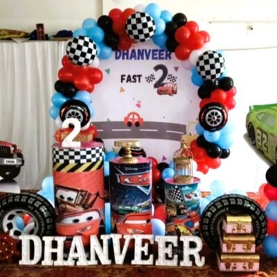 Cars Theme 2nd Birthday Decor