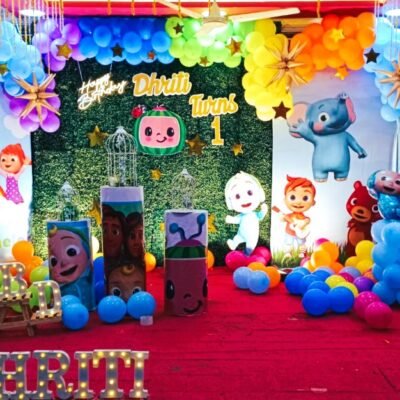 Colorful Cocomelon Party Decoration