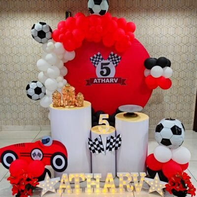 Elegant Car Theme Decoration