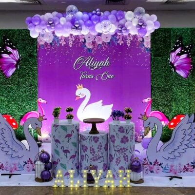 Flamingo Lagoon Birthday Decoration