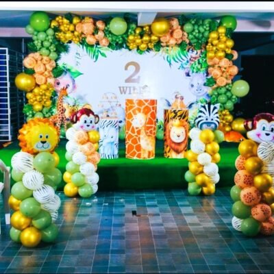 Jungle Adventure Kids Birthday Decor