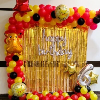 Pokemon Pop Birthday Decoration