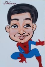 Digital Caricature by party square