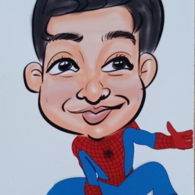 Digital Caricature by party square