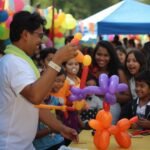 balloon modelling artist for kids birthday party by party square