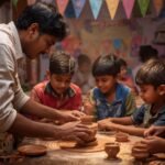 pottery artist for party by partysquare.in