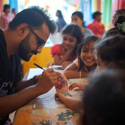 tattoo artist for party by party square