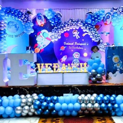 Space Explorer Grand Birthday Theme Decor