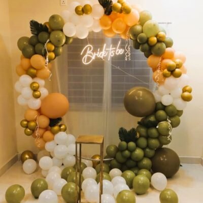 Boho Olive and Gold Bride To Be Ring Decor