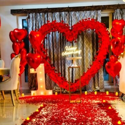 Rose Petal Love Anniversary Floral Decor