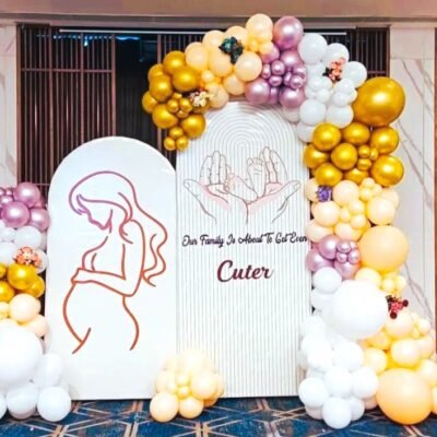Grand Baby Shower Balloon Decor